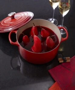 Le Creuset Signature Braadpan - 4,2 L - 24 Cm - Kersenrood -Keuken Pot Winkel 1009x1200 1