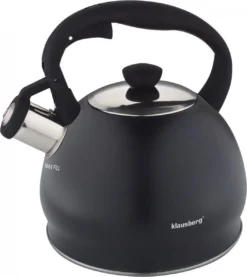 Fluitketel Inductie Gas Waterkoker 2.0 L ‘’Potenza’’ RVS Zwart Mat Chroom