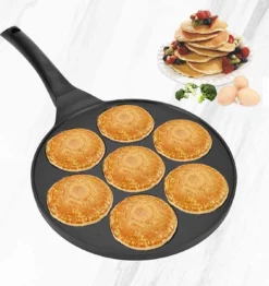 Merkloos Joyful-things Pancake Pan - Inclusief Deegdispenser- Pancake Set- Pan-Crêpemaker/Pannenkoeken- 7 Kop Marmeren Anti Laag -Keuken Pot Winkel 1132x1200