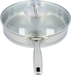 4goodz Dubbelwandige RVS Hapjespan Met Deksel 28 Cm - Zilver -Keuken Pot Winkel 1138x1200 3
