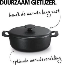 Brabantia The Dutch Braadpan - Matt Black - 28 Cm - Gietijzer -Keuken Pot Winkel 1143x1200 1
