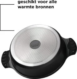 BIKO | Luxe Aluminium Tajine Inductie| Tagine | Geschikt Voor 4-8 Personen - Inductie - Zwart -Keuken Pot Winkel 1160x1200