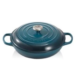 Le Creuset Braadpan Campagnard Signature Deep Teal - ø 30 Cm / 3.5 Liter -Keuken Pot Winkel 1197x1200 10