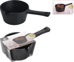 Excellent Houseware Gietijzeren Saus/tapas/serveerpannetje Met Steel - D9,5 Cm -Keuken Pot Winkel 1200x1006 3