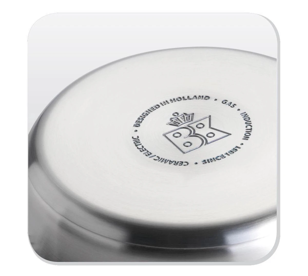 BK Conical Cool Kookpan - Ø 20 Cm - RVS - Inductie 7 BK Conical Cool Kookpan - Ø 20 Cm - RVS - Inductie - Afbeelding 7