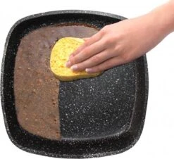 Herenthal Dubbele Grillpan - Ø 28 Cm - Koekenpan - Keramische Pan - Marmeren Coating Met Antiaanbaklaag - PFAS & PFOA Vrij - Pan - Grill - Vermindert Geur, Rook En Oliespatten - Zilver -Keuken Pot Winkel 1200x1097 1