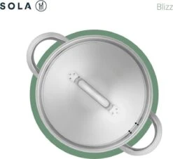 Sola Pannenset Blizz - 4 Delig - Ø Cm - Zilver - RVS - Sandwichbodem -Keuken Pot Winkel 1200x1098 1