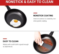 Royalty Line Inductie Panneset - 15-Delig Koekenpannenset - Kookpotten - Koekenpannen - Pannen Met Glazen Deksels En Afneembare Koudgrepen - Pannenset Met Dubbel Grillpan - Voor Alle Warmtebronne - Oven-Ready - PFAS-Vrij - Zwart -Keuken Pot Winkel 1200x1098 4