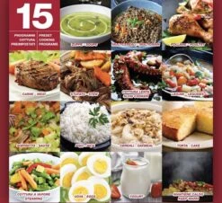 Beper P101COS001 - Multifunctionele Snelkookpan Met 15 Programma's - RVS 15 Beper P101COS001 - Multifunctionele Snelkookpan Met 15 Programma's - RVS -Keuken Pot Winkel 1200x1100 1