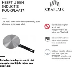 CRAFLAIR ~ Tajine ~ Ø 30 Cm ~ Geschikt Voor Inductie - Adapter ~ Handgemaakt ~ Geglazuurd Keramiek -Keuken Pot Winkel 1200x1118 6