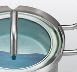 BK-Q-Linair Master Glas Kookpan 18 Cm - RVS - Glazen Deksel - Veilig Afgietsysteem - Inductie -Keuken Pot Winkel 1200x1120