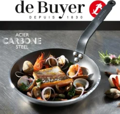 DeBuyer Carbone Plus Koekenpannenset Inductie - Zonder Anti Aanbaklaag - Gratis Spatel - Alle Warmtebronnen -Keuken Pot Winkel 1200x1130 2
