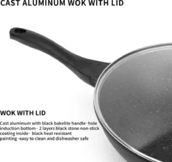 Swiss Pro+ - Marmeren Wokpan - Ø 30 Cm - Geschikt Voor Alle Warmtebronnen -Keuken Pot Winkel 1200x1132