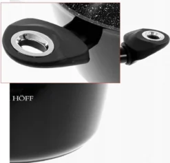 Pannenset - Kookpan - Inductie - 15 Delig Marmeren Coating - Zwart 7 Pannenset - Kookpan - Inductie - 15 Delig Marmeren Coating - Zwart -Keuken Pot Winkel 1200x1152 1