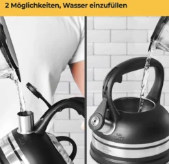 SILBERTHAL - Waterkoker - Alle Soorten Fornuizen, Ook Inductie - RVS - 1,6 Liter - Zwart -Keuken Pot Winkel 1200x1161 1