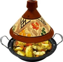 Tajine Aardewerk En Gegoten Aluminium Inductie| Handvaten| Geschikt Voor 4-8 Personen - Alle Warmtebronnen| Ø 30cm -Keuken Pot Winkel 1200x1172 2