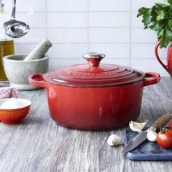 Le Creuset Signature Braadpan - 4,2 L - 24 Cm - Kersenrood -Keuken Pot Winkel 1200x1197 14