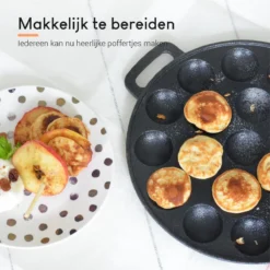 Ocina Poffertjespan Accessoires Set - Doseerfles - Poffertjes Spuitfles - 6x Poffertjes Vork - Kwast - Siliconen Kwast - Bakkwast - Gratis Poffertjes E-Book -Keuken Pot Winkel 1200x1198 15