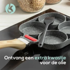 Culistar Pannenkoekenpan Inductie - Pancake Pan - Omeletpan - Omeletmaker - Eierpan - Inclusief Receptenboekje -Keuken Pot Winkel 1200x1200 1000