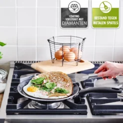 GreenPan Essentials Pannenkoekenpan 24cm - Zwart - Inductie - PFAS-vrij 18 GreenPan Essentials Pannenkoekenpan 24cm - Zwart - Inductie - PFAS-vrij -Keuken Pot Winkel 1200x1200 1018