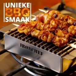 IRONCHEF Lavastenen Grill - Geschikt Voor Gasfornuis - Barbecue - BBQ - Grillplaat - Grilplaat - Bakplaat - Grillpan -Keuken Pot Winkel 1200x1200 1067