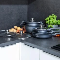 Herenthal Pannenset Inductie - Luxe 10-Delige Pannenset - Kookpotten Voor Alle Warmtebronnen - Kookpan - Pan Inductie Met Glazen Deksels En Koudgrepen - Grijs 17 Herenthal Pannenset Inductie - Luxe 10-Delige Pannenset - Kookpotten Voor Alle Warmtebronnen - Kookpan - Pan Inductie Met Glazen Deksels En Koudgrepen - Grijs -Keuken Pot Winkel 1200x1200 109