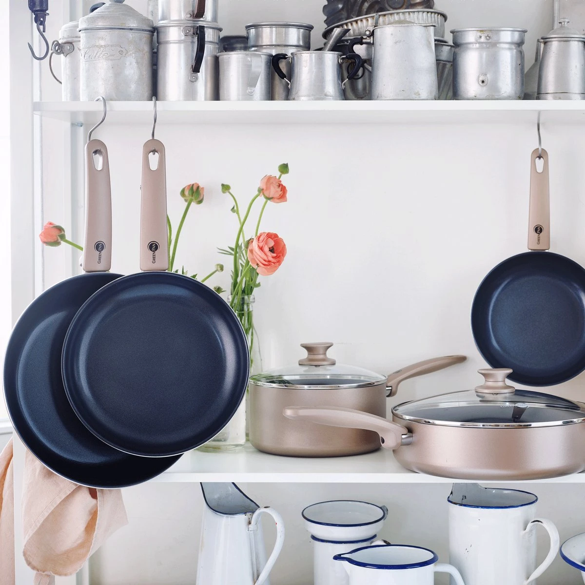 GreenPan Cambridge Inductie Grillpan - Ø 28 Cm - PFAS-vrij - Brons 9 GreenPan Cambridge Inductie Grillpan - Ø 28 Cm - PFAS-vrij - Brons - Afbeelding 9