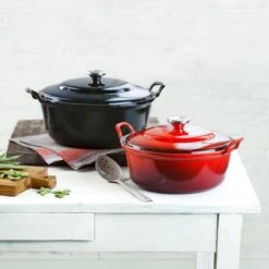 Le Creuset Braadpan Faitout Tradition Kersenrood - ø 24 Cm / 3 Liter -Keuken Pot Winkel 1200x1200 1149