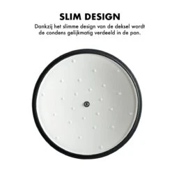 MOA Gietijzeren Braadpan - Inhoud 5,7 Liter - 26CM - Rond - Alle Warmtebronnen - Ook Voor Inductie - Gewicht 5,8 Kg - Wit - C26W -Keuken Pot Winkel 1200x1200 1177