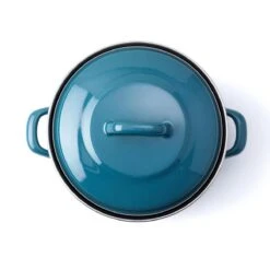 BK Fortalit Braadpan Ø 24 Cm - Blauw - Emaille - Inductie -Keuken Pot Winkel 1200x1200 1200