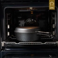 Chefarone Gietijzeren Pan - 2-in-1 Braadpan Inclusief Deksel - Geschikt Voor Alle Warmtebronnen -Keuken Pot Winkel 1200x1200 1210