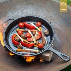 Chefarone Gietijzeren Pan - 2-in-1 Braadpan Inclusief Deksel - Geschikt Voor Alle Warmtebronnen -Keuken Pot Winkel 1200x1200 1211