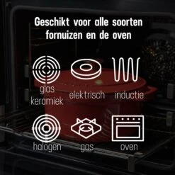 Daumonet Carême Rouge Gietijzeren Braadpan - Sudderpan Kersen Rood - Rond - Ø26 Cm - 4,4 Liter - PFAS & PFOA Vrij - Emaille - Geschikt Voor Alle Warmtebronnen - Elektrisch - Gas - Halogeen - Inductie - Keramisch - Vaatwasserbestendig 19 Daumonet Carême Rouge Gietijzeren Braadpan - Sudderpan Kersen Rood - Rond - Ø26 Cm - 4,4 Liter - PFAS & PFOA Vrij - Emaille - Geschikt Voor Alle Warmtebronnen - Elektrisch - Gas - Halogeen - Inductie - Keramisch - Vaatwasserbestendig -Keuken Pot Winkel 1200x1200 1235