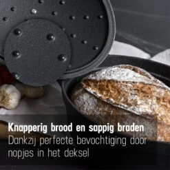 Gietijzeren Braadpan - Sudderpan Zwart Van Daumonet - Ovaal - Ø 29 Cm - 3 Liter - 100% PFAS & PFOA Vrij - Emaille - Geschikt Voor Alle Warmtebronnen - Elektrisch - Gas - Halogeen - Inductie - Keramisch - Vaatwasserbestendig 14 Gietijzeren Braadpan - Sudderpan Zwart Van Daumonet - Ovaal - Ø 29 Cm - 3 Liter - 100% PFAS & PFOA Vrij - Emaille - Geschikt Voor Alle Warmtebronnen - Elektrisch - Gas - Halogeen - Inductie - Keramisch - Vaatwasserbestendig -Keuken Pot Winkel 1200x1200 1240