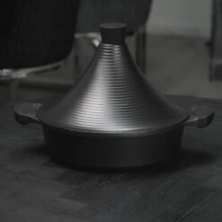 BIKO | Luxe Aluminium Tajine Inductie| Tagine | Geschikt Voor 4-8 Personen - Inductie - Zwart -Keuken Pot Winkel 1200x1200 1315