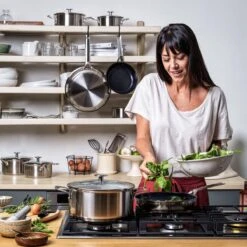 KitchenAid Stainless Steel Wok ø28cm - RVS - Inductie - Anti-aanbak -Keuken Pot Winkel 1200x1200 215