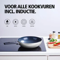 BRABANTIA INDU+ Wokpan - Keramische Antiaanbaklaag - Ø 28 Cm - Inductie - Pfas Vrij 11 BRABANTIA INDU+ Wokpan - Keramische Antiaanbaklaag - Ø 28 Cm - Inductie - Pfas Vrij -Keuken Pot Winkel 1200x1200 309