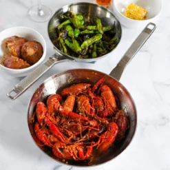 Saveur Selects Voyage Series - Triply RVS Koekenpannenset Inductie - 20cm - 25cm - Anti Aanbak - Levenslange Garantie - Luxe Pannenset -Keuken Pot Winkel 1200x1200 343