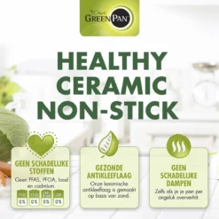 GreenPan Mayflower Koekenpan - Ø 28 Cm - Keramisch - Inductie 28 GreenPan Mayflower Koekenpan - Ø 28 Cm - Keramisch - Inductie -Keuken Pot Winkel 1200x1200 352