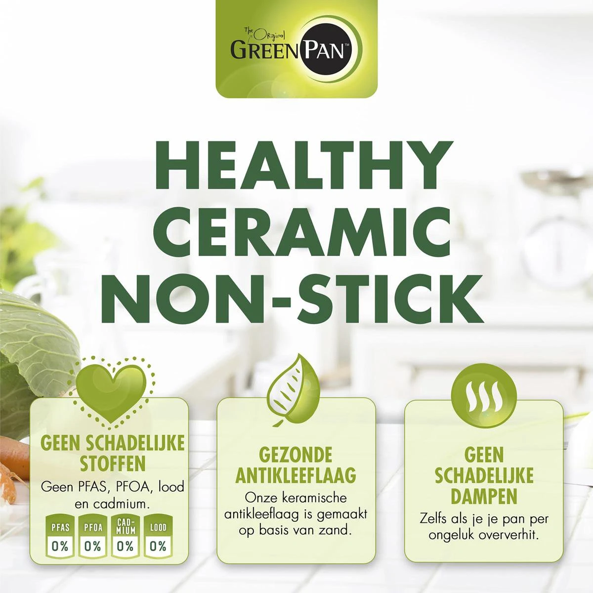 GreenPan Barcelona Infinity Pro Koekenpannenset Ø 24cm + Ø 28cm - Zwart - Inductie - PFAS-vrij 6 GreenPan Barcelona Infinity Pro Koekenpannenset Ø 24cm + Ø 28cm - Zwart - Inductie - PFAS-vrij - Afbeelding 6