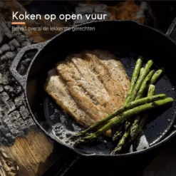 Ocina Gietijzeren Pan – Set Van 3 Stuks – ø25cm, ø19.5cm En ø16cm - Skillet - Koekenpan – Hapjespan – Koekenpan Inductie – Koekenpannenset - Gietijzeren Pan Bbq - Gietijzer - Incl. Receptenboek -Keuken Pot Winkel 1200x1200 461