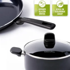GreenPan Memphis Koekenpan 30cm - Zwart - Inductie - PFAS-vrij -Keuken Pot Winkel 1200x1200 474