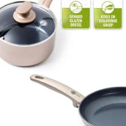 GreenPan Cambridge Koekenpan 20cm - Brons - Inductie - PFAS-vrij -Keuken Pot Winkel 1200x1200 503