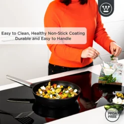 Westinghouse Performance Series - Koekenpan Inductie 28cm - Zwart - Geschikt Voor Alle Warmtebronnen Inclusief Inductie En Ovenbestendig -Keuken Pot Winkel 1200x1200 509