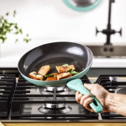 VitaVerde Expert Koekenpannenset Ø 20cm + Ø 24cm + Ø 28cm - Turquoise - Inductie - PFAS-vrij -Keuken Pot Winkel 1200x1200 535