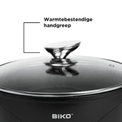 BIKO - Smile Pannen 8 Delige Pannenset - Braadpan - Zwart -Keuken Pot Winkel 1200x1200 58