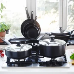 GreenPan Cambridge Koekenpannenset Ø 24cm + Ø 28cm - Zwart - Inductie - PFAS-vrij -Keuken Pot Winkel 1200x1200 617