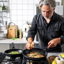 Greenpan KitchenAid Classic Aluminium Koekenpannenset 2-delig ø20+28cm - Zwart - Inductie -Keuken Pot Winkel 1200x1200 619