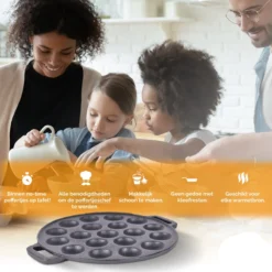 CuisiNoon® Poffertjespan Premium - Complete Poffertjesmaker Set - Inclusief Bakboek 11 CuisiNoon® Poffertjespan Premium - Complete Poffertjesmaker Set - Inclusief Bakboek -Keuken Pot Winkel 1200x1200 687