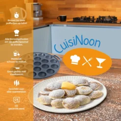 CuisiNoon® Poffertjespan Premium - Complete Poffertjesmaker Set - Inclusief Bakboek 12 CuisiNoon® Poffertjespan Premium - Complete Poffertjesmaker Set - Inclusief Bakboek -Keuken Pot Winkel 1200x1200 688